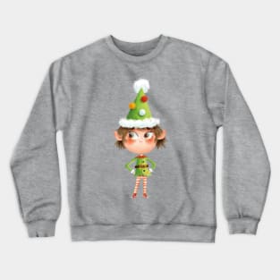 Happy Christmas Elf Crewneck Sweatshirt